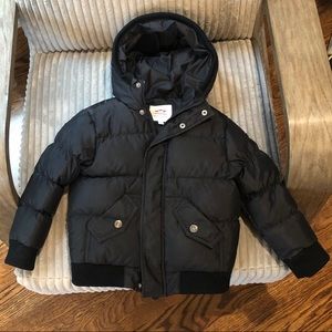 Black Appaman Boys Puffer Winter Coat